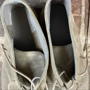 Vince Men Tan Light Nude Suede Leather Casual Thick Stitch Seam Chukka Boots 8.5 Vince | Shoes | Vince Men Tan Light Nude Suede Leather  main image 4